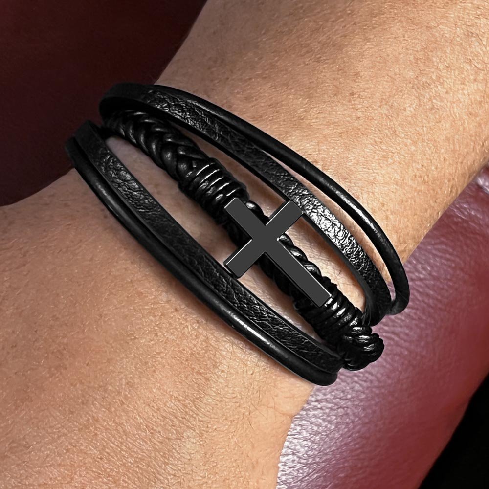 Men's Cross Bracelet - Restore Faith